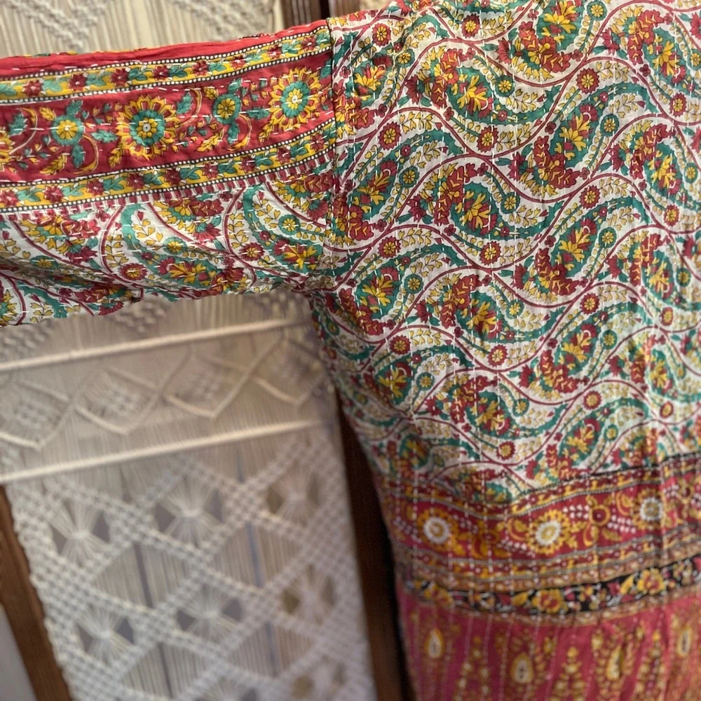 Kantha Reversible Kimono Jacket - Picture 6 of 9
